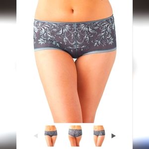 Wacoal net effect boyshort in Folkstone grey size large